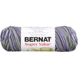 Bernat Super Value Ombre Yarn, Fresh Lilac- 142g Acrylic Yarn