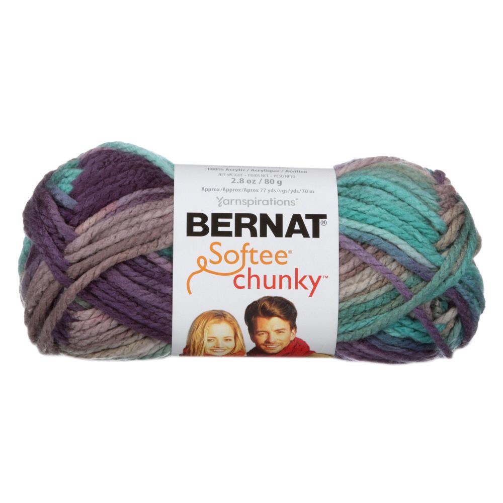 Bernat Softee Chunky Yarn 3ply, Shadow- 80g Acrylic Yarn