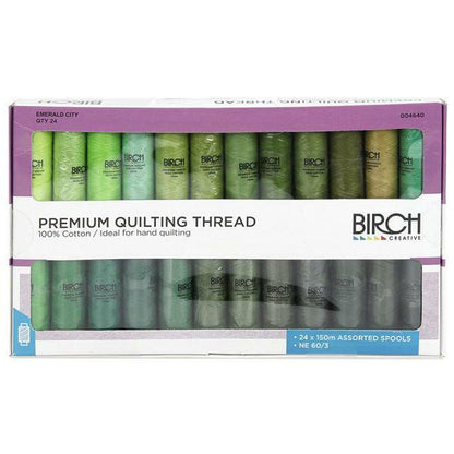 Birch Quilting Cotton Thread, Emerald City- 150m