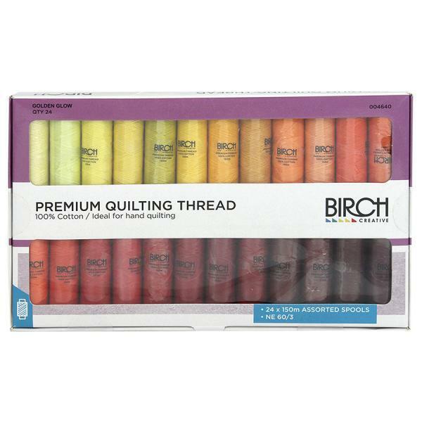 Birch Quilting Cotton Thread, Golden Glow- 150m