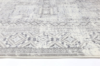 Bohemian Paradise Panel Grey Rug