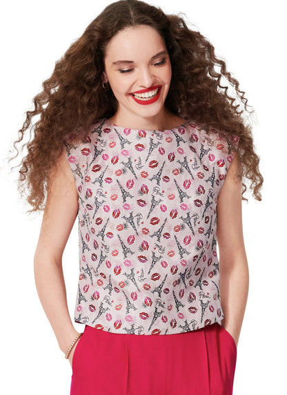 Burda Pattern 5727  Misses' Top