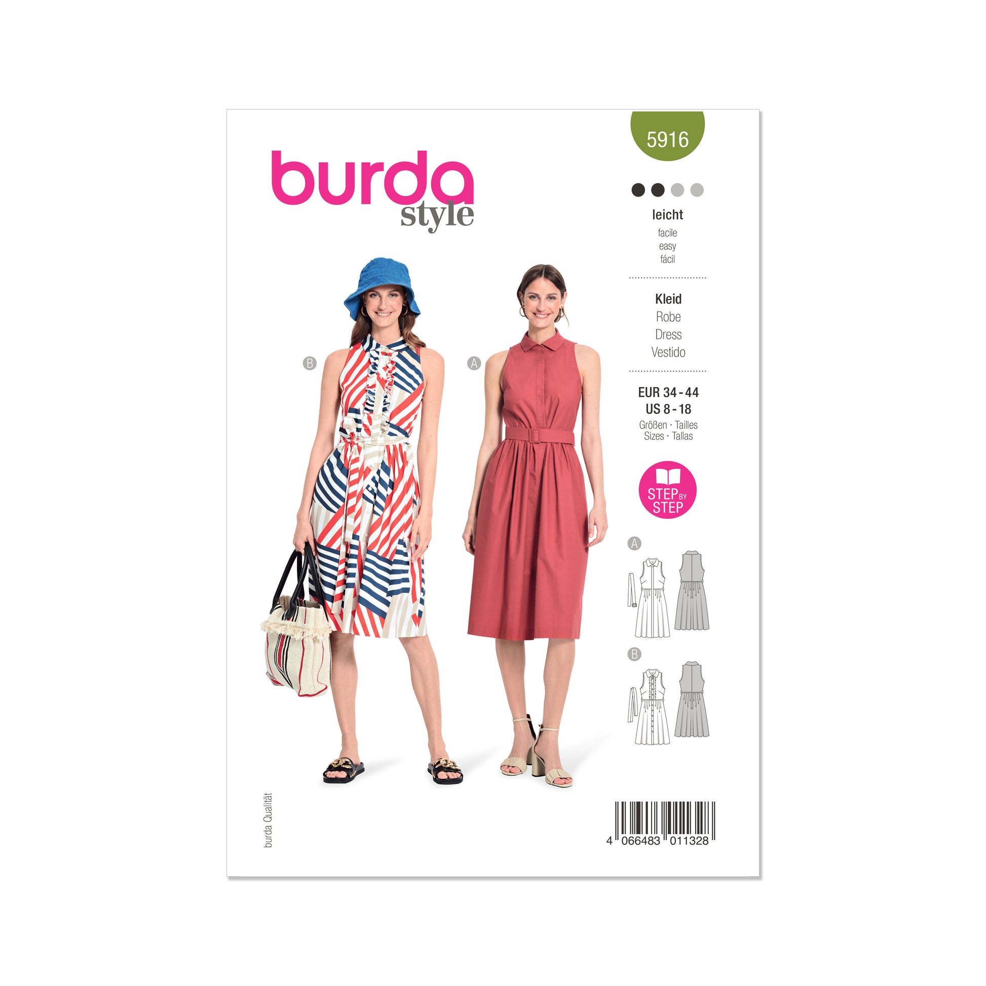 Burda Pattern 5916 Misses' Dress