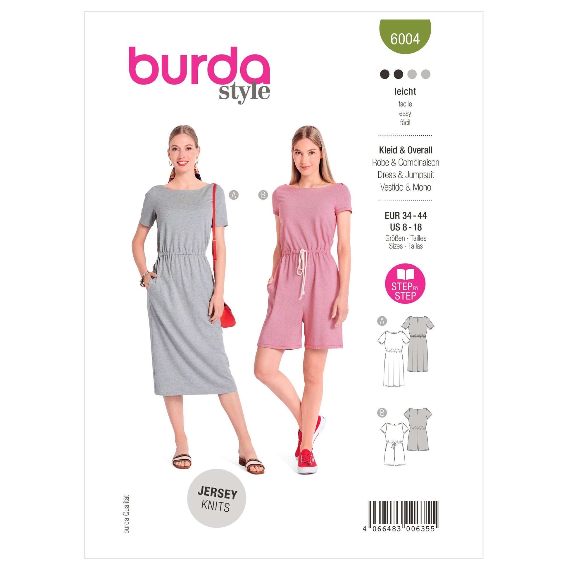 Burda Pattern 6004 Misses' Dress