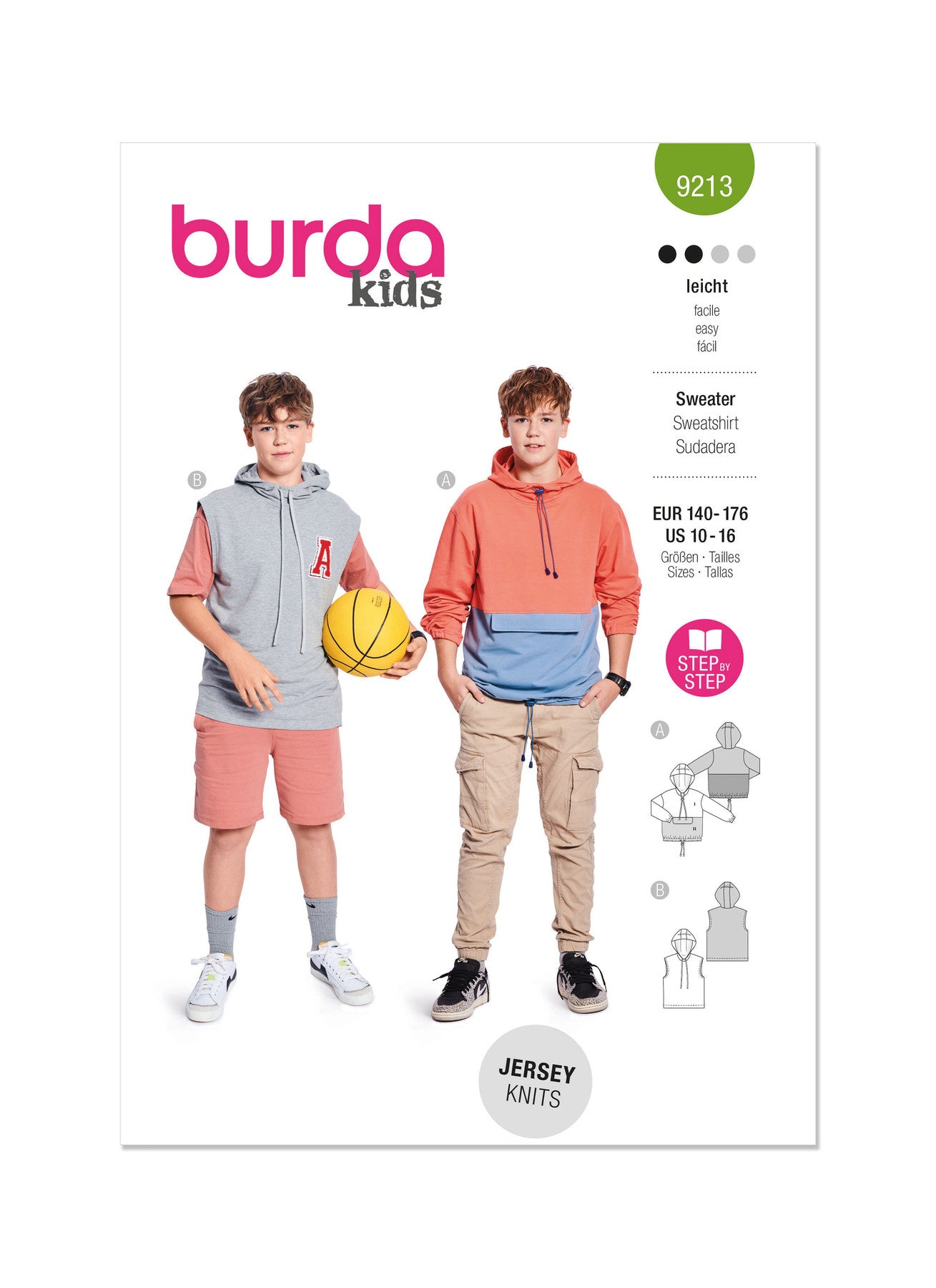 Burda Pattern 9213 Children's Sweatshirt