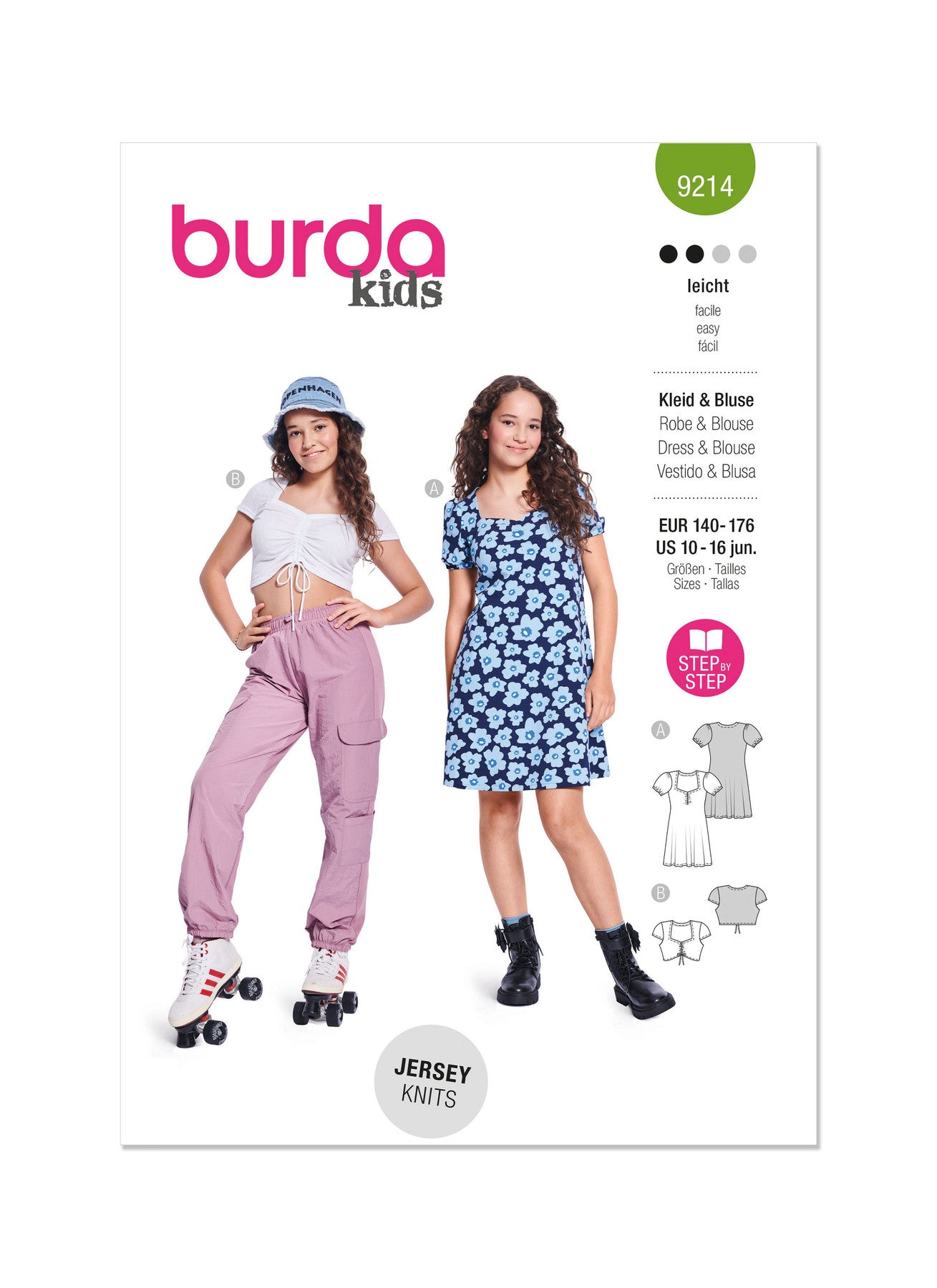 Burda Pattern 9214 Child's Dress & Shirt