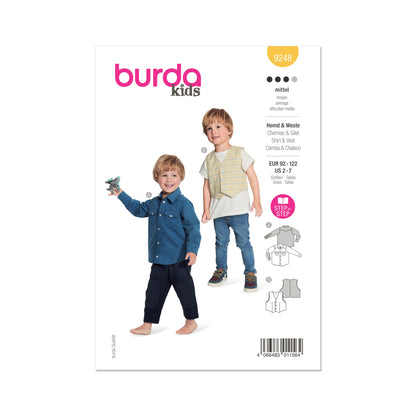 Burda Pattern 9248 Child Top/Vest