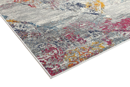 Delicate Ornate Multi-Coloured Rug