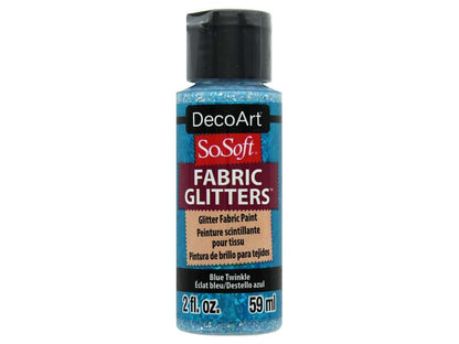 Decoart SoSoft Fabric Glitters, 2oz