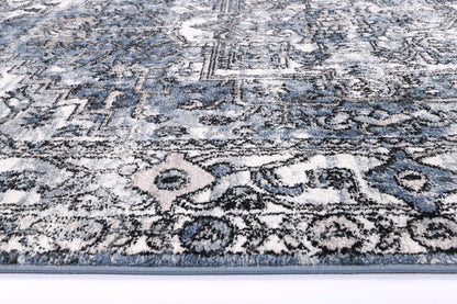 Parkland La Palais Traditional Blue Rug