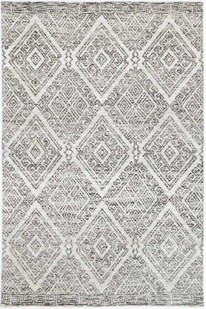 Amritsar Glenfalls Grey Tribal Rug