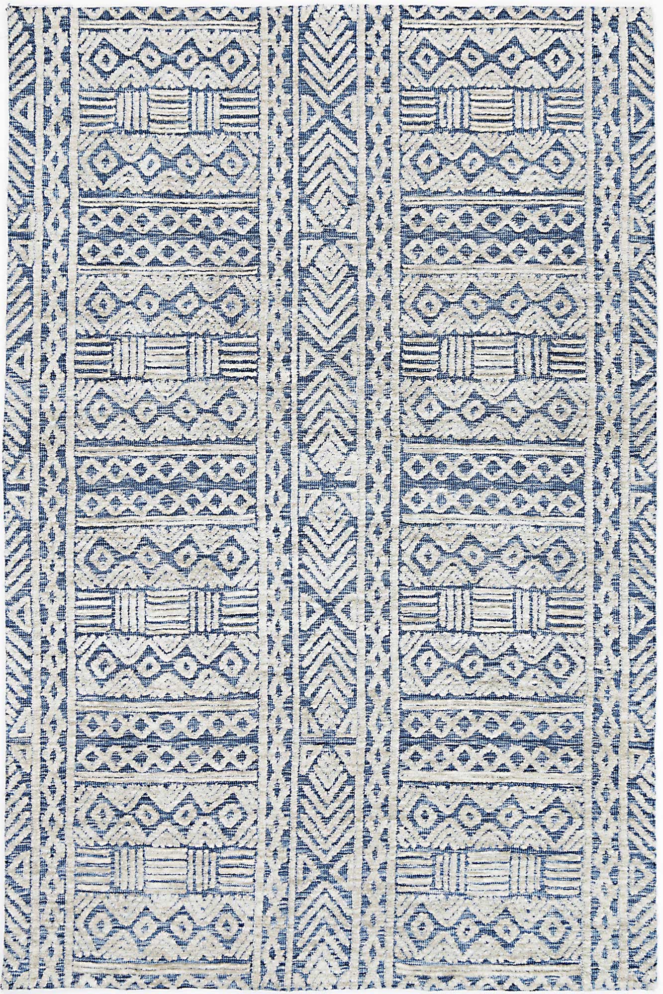 Ambarsar Glenroy Navy Tribal Rug