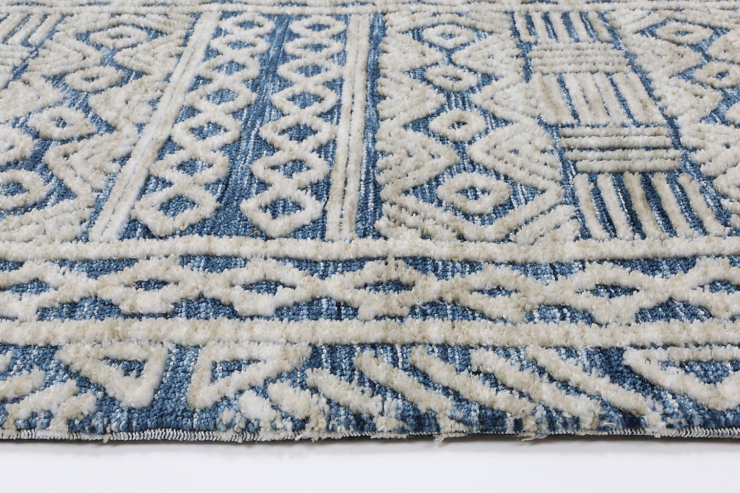 Ambarsar Glenroy Navy Tribal Rug