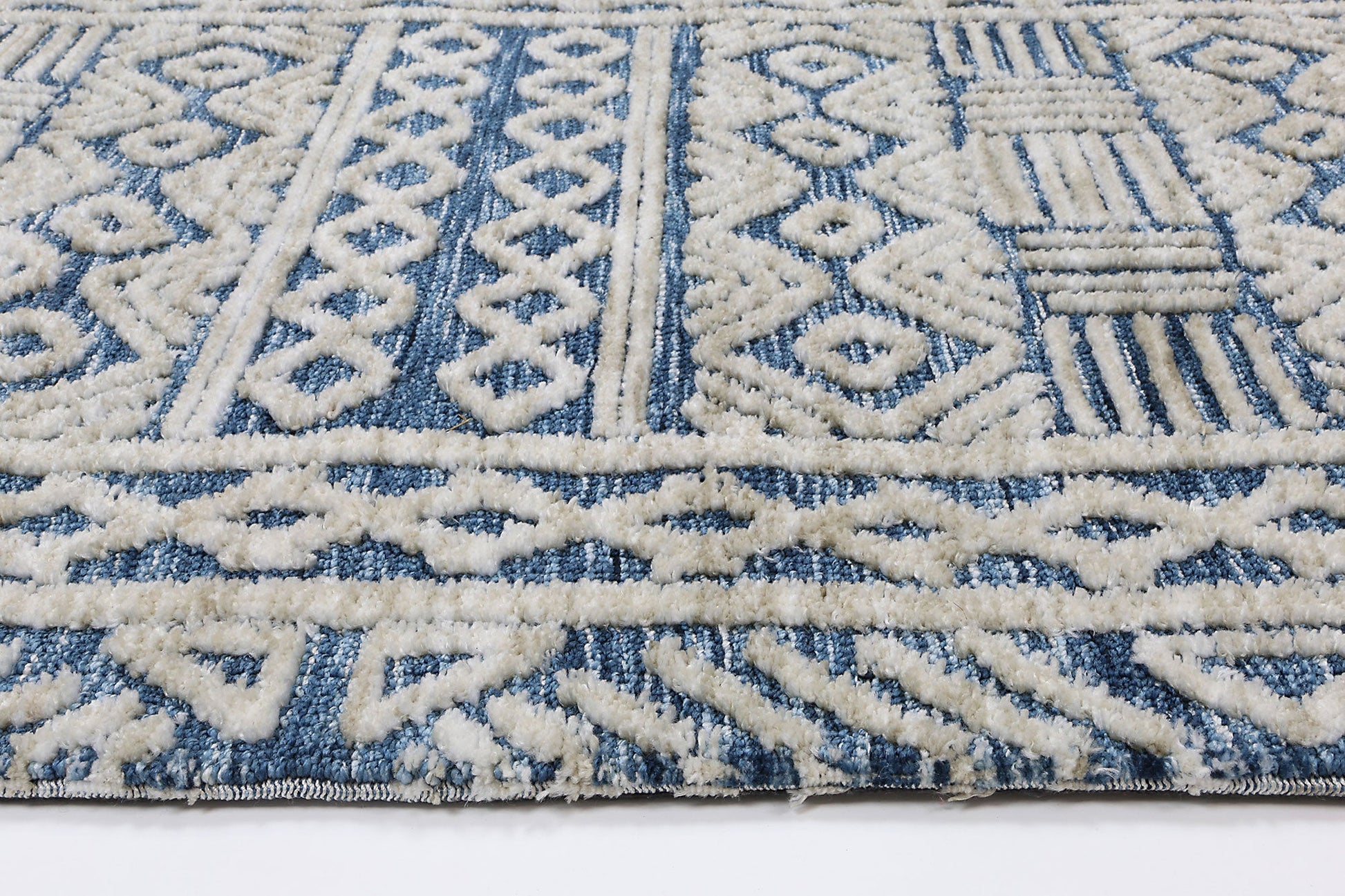 Ambarsar Glenroy Navy Tribal Rug