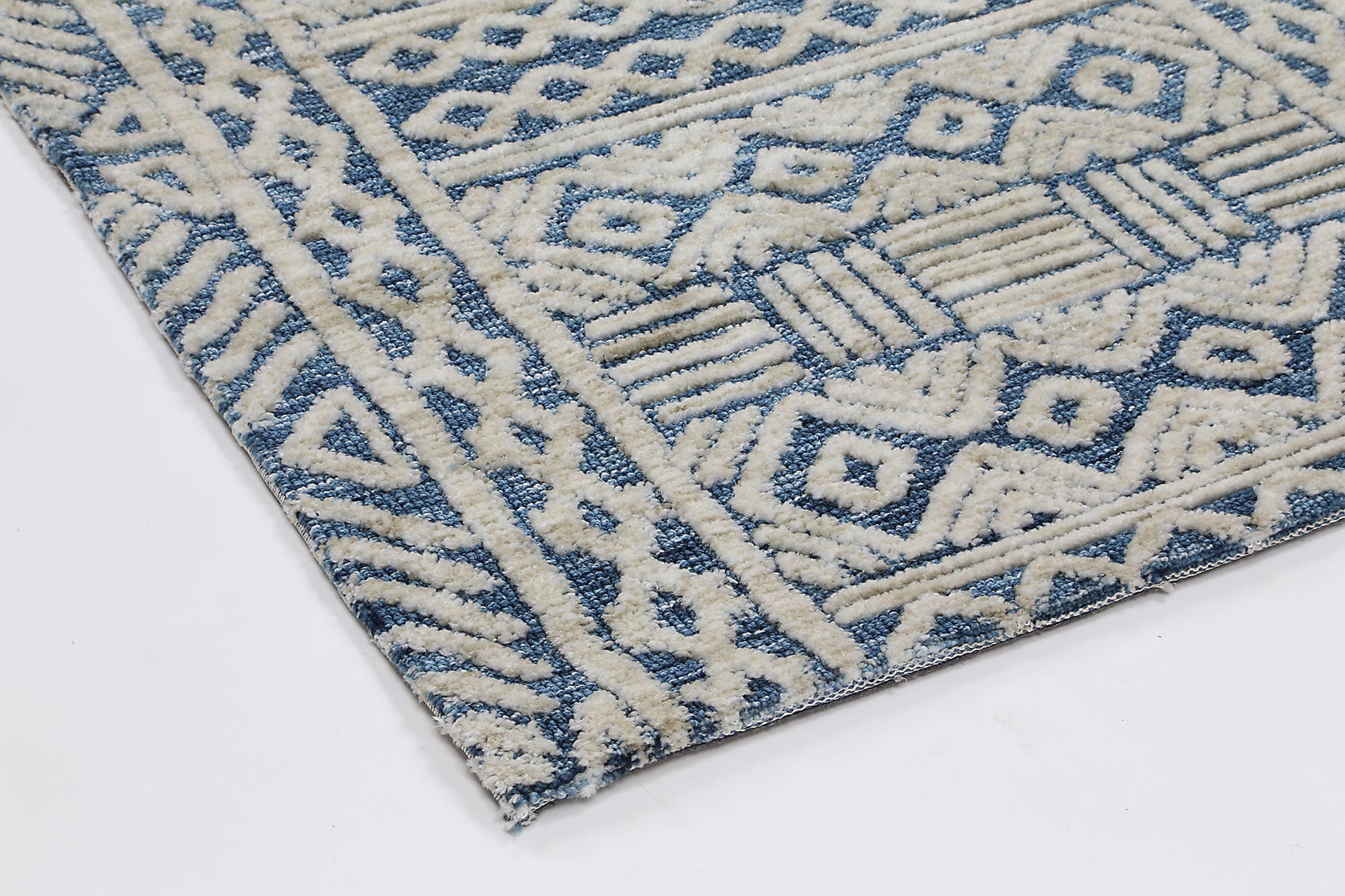 Ambarsar Glenroy Navy Tribal Rug