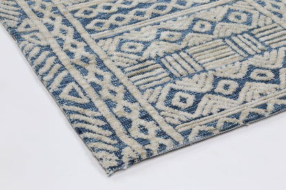 Ambarsar Glenroy Navy Tribal Rug
