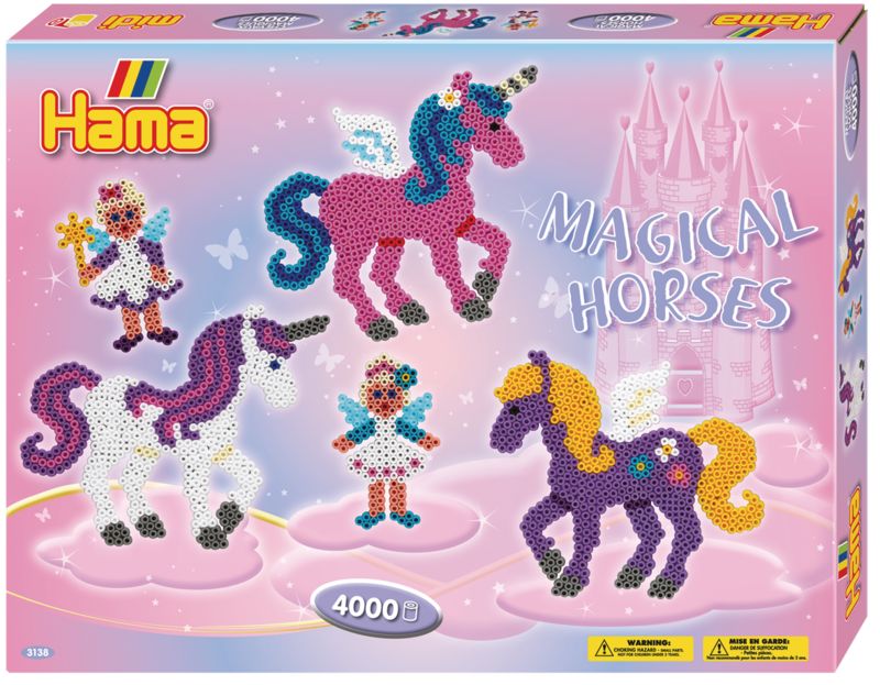 Hama Large Gift Box, Magical Horses