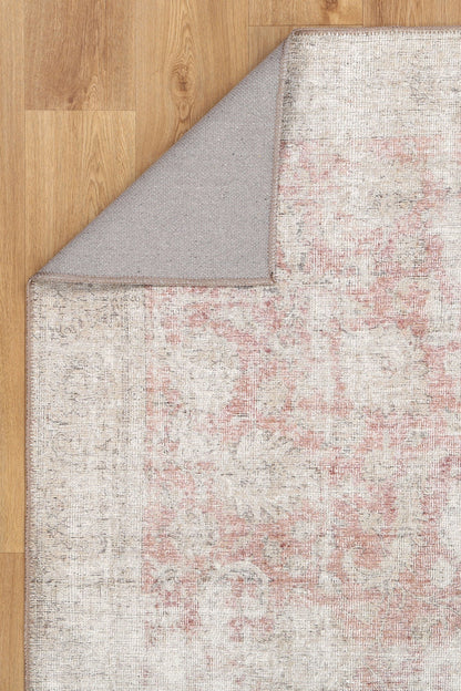 Heritage Carmella Blush Machine Washable Rug