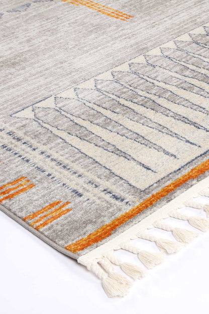 Inca Tumbes Grey Contemporary Rug