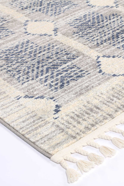 Inca Cuczo Blue Contemporary Rug