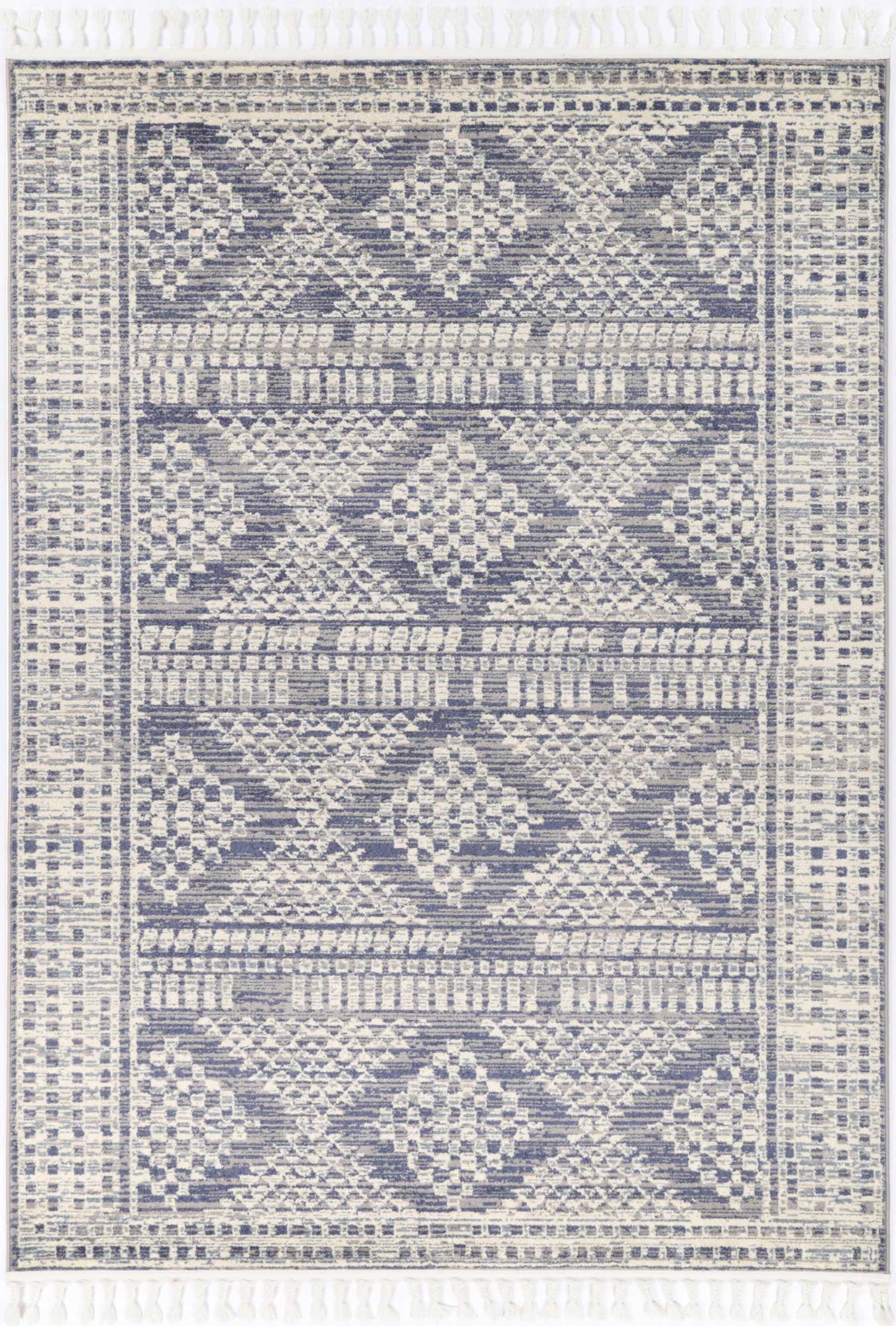 Inca Jauja Blue Contemporary Rug