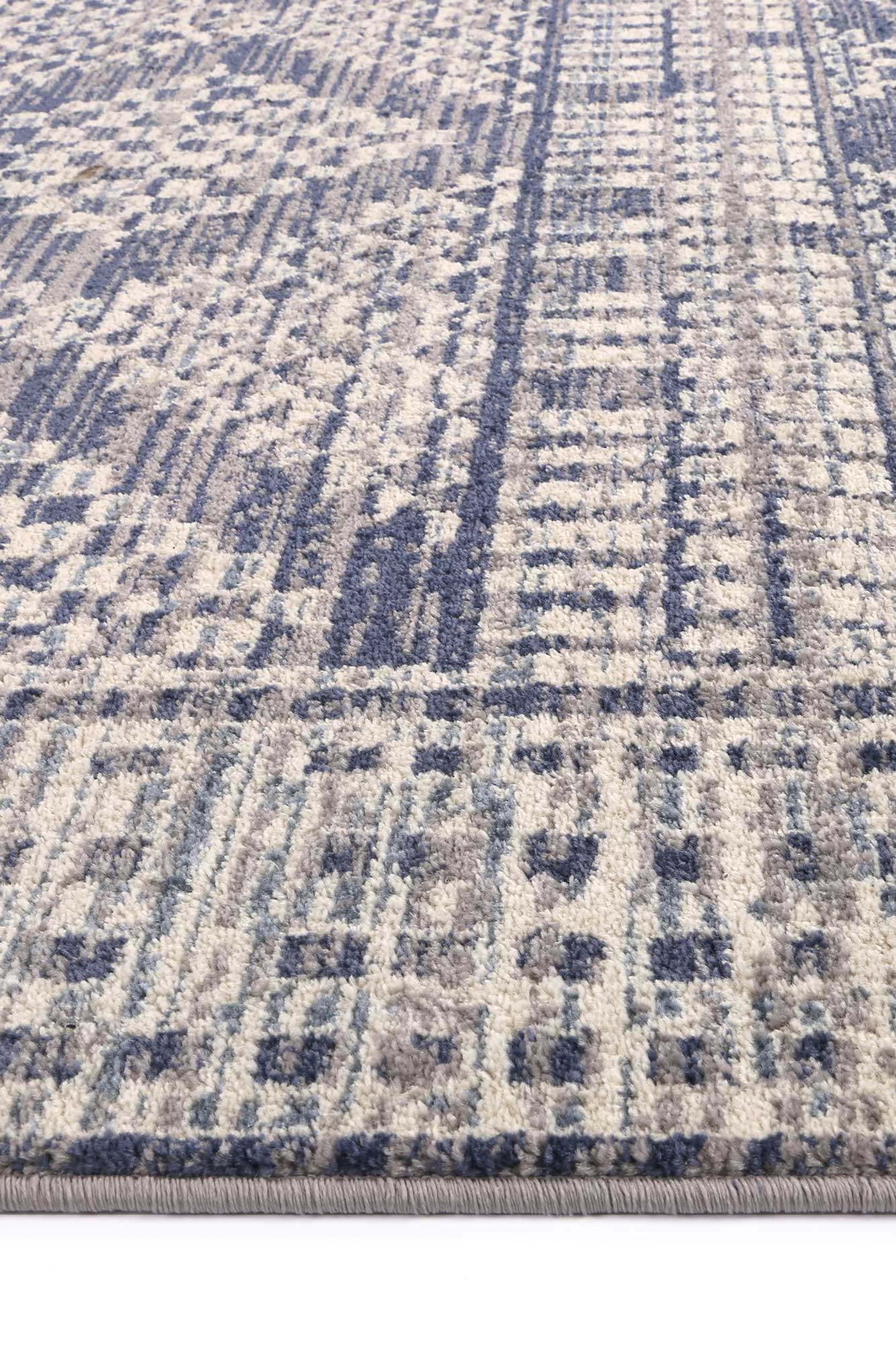 Inca Jauja Blue Contemporary Rug