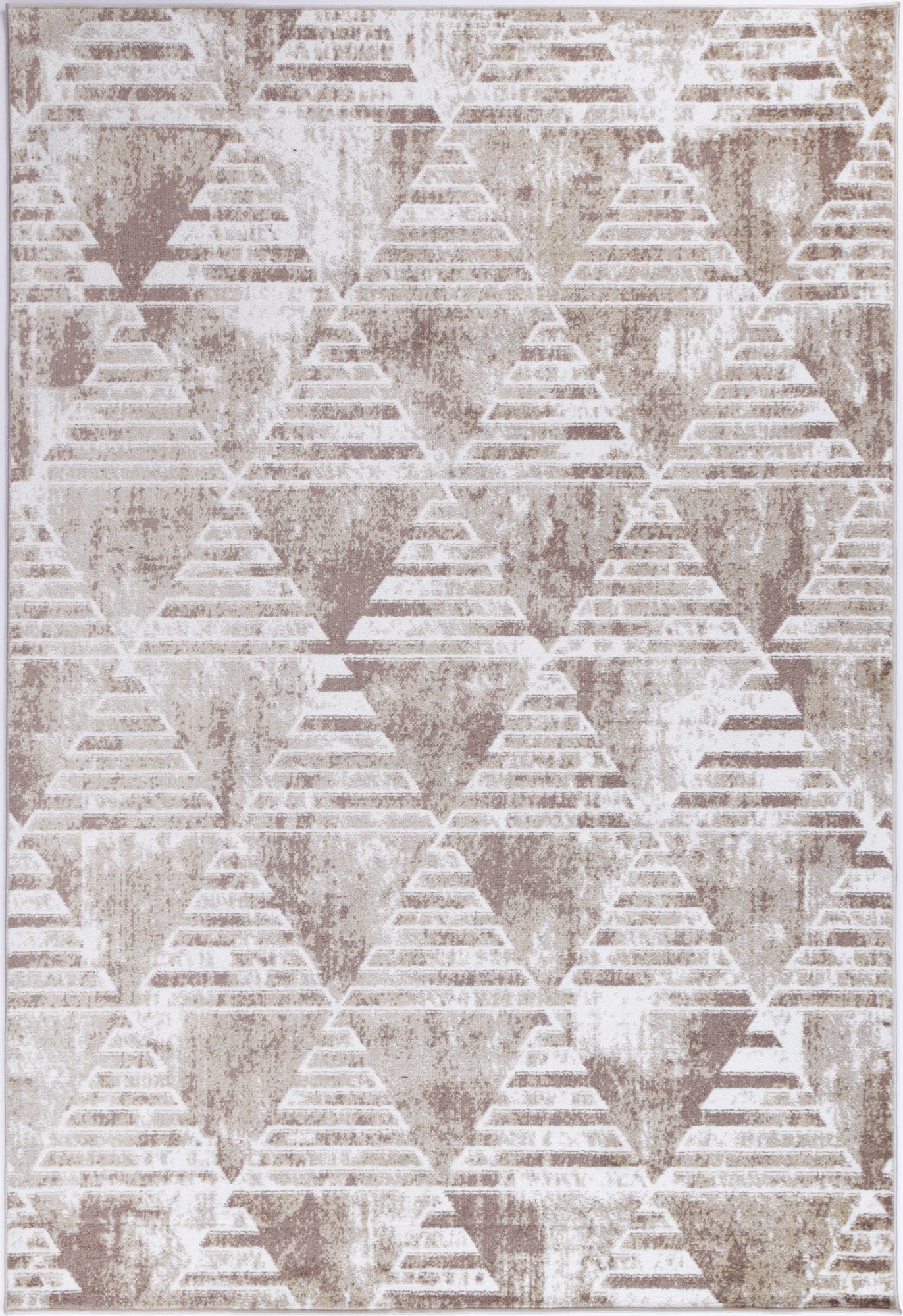 Kimberley Matrix Geometric Latte Rug