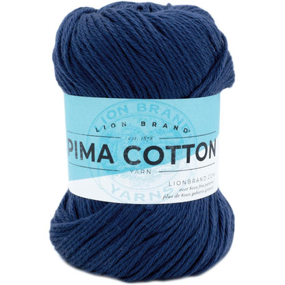 Lion Brand Pima Cotton Crochet & Knitting Yarn, 85g Cotton Yarn