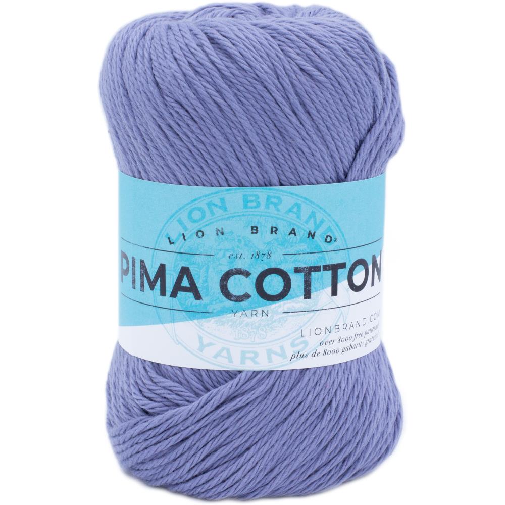 Lion Brand Pima Cotton Crochet & Knitting Yarn, 85g Cotton Yarn