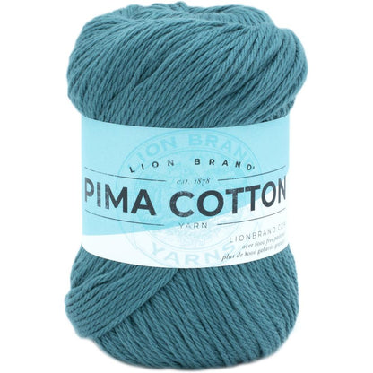 Lion Brand Pima Cotton Crochet & Knitting Yarn, 85g Cotton Yarn