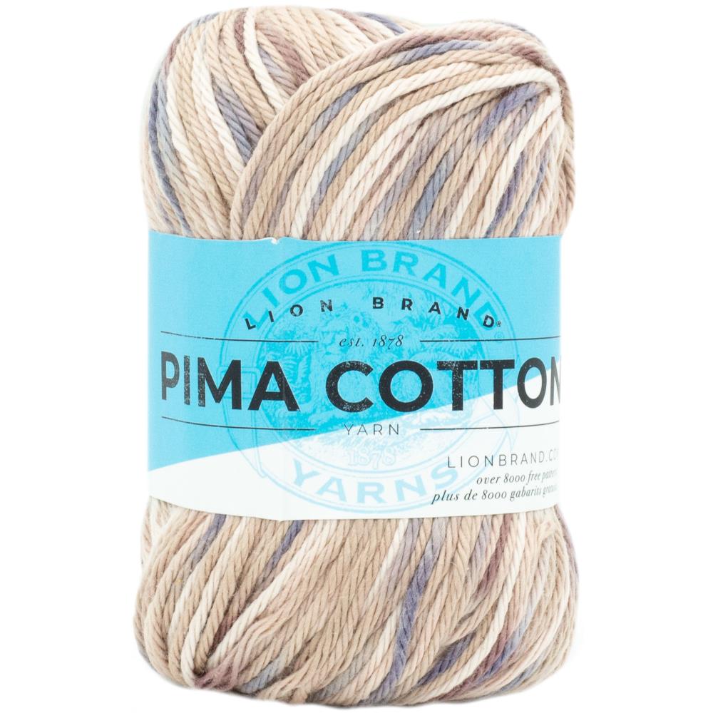 Lion Brand Pima Cotton Crochet & Knitting Yarn, 85g Cotton Yarn