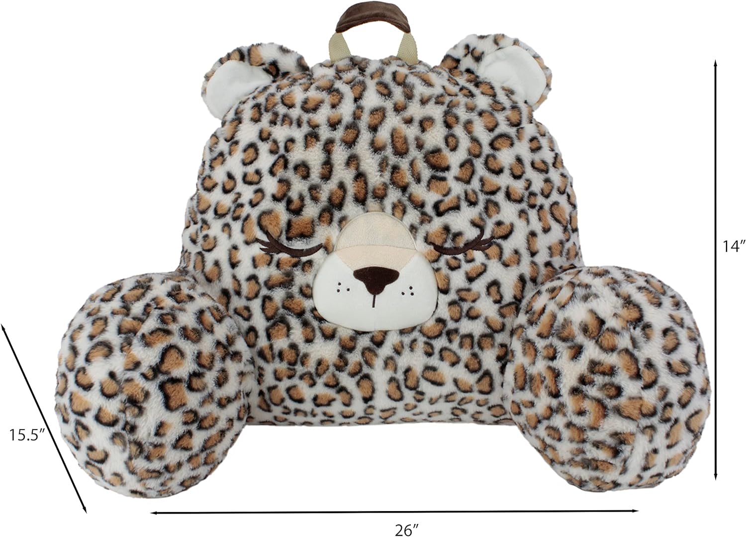 Soft Landing Nesting Nook Character Back-Rest, Leopard