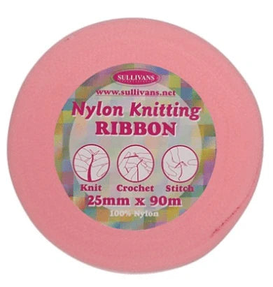 Sullivans Nylon Knitting Ribbon, 25mm x 90m