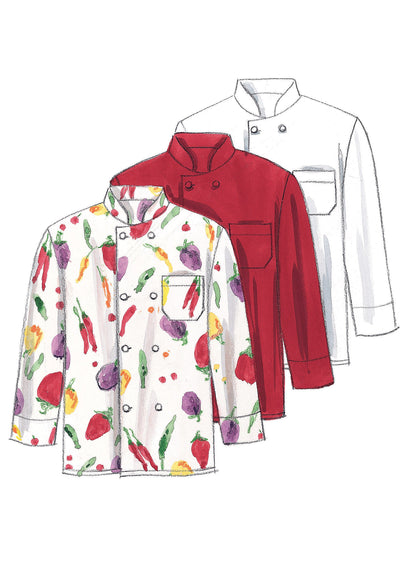 McCall's Pattern M2233 Misses' and Men's Jacket, Shirt, Apron, Pull-On Pants, Neckerchief and Hat