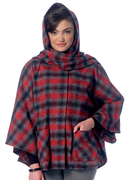 McCall's Pattern M7202 Misses' Ponchos