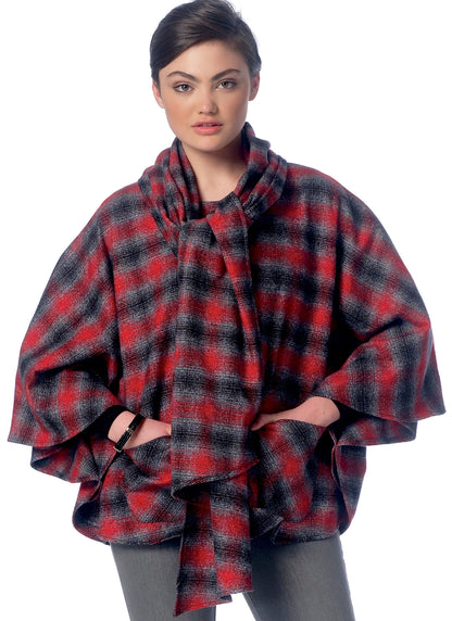 McCall's Pattern M7202 Misses' Ponchos