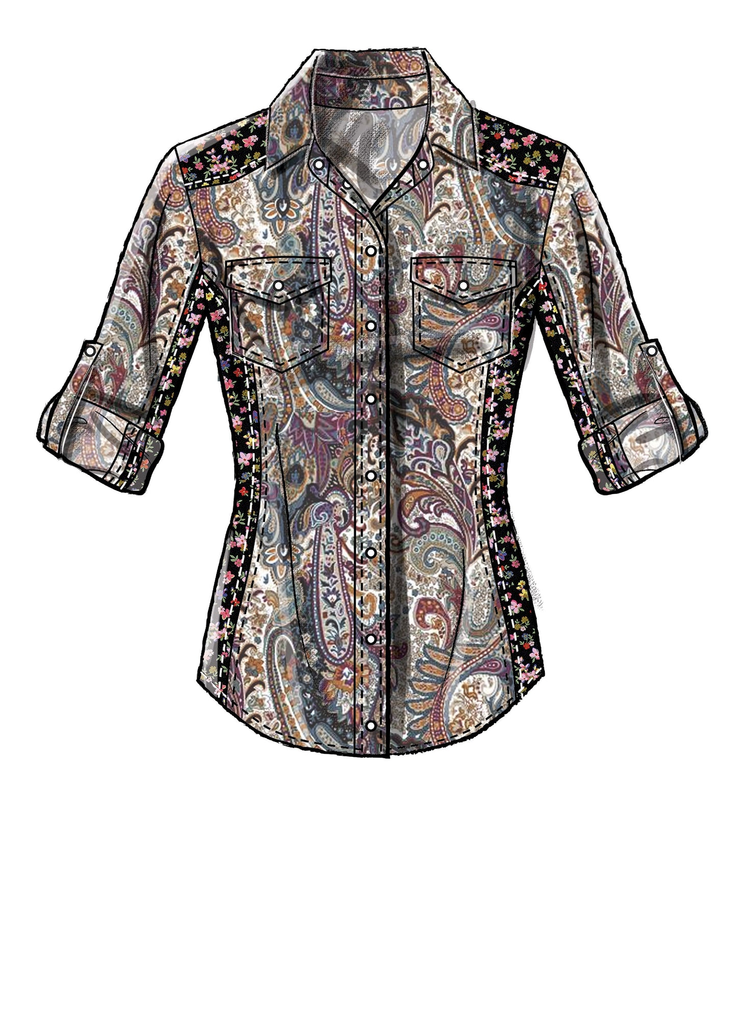 McCall's Pattern M8027 Misses' Tops