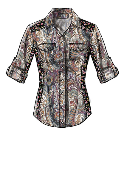 McCall's Pattern M8027 Misses' Tops