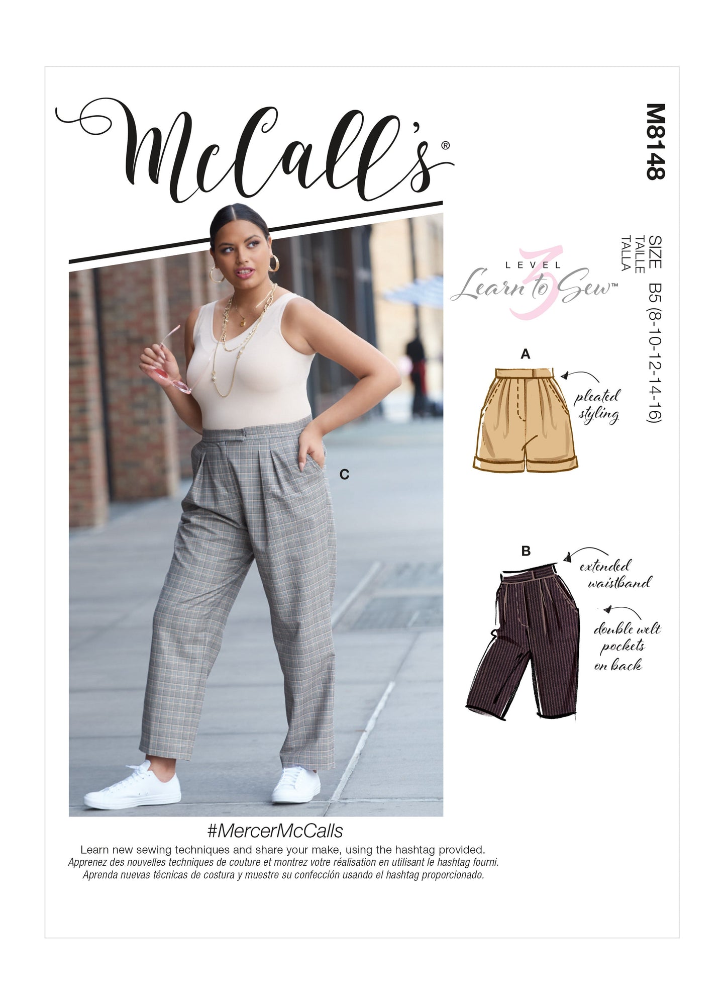 McCall's Pattern M8148 Misses' & Women's Pants