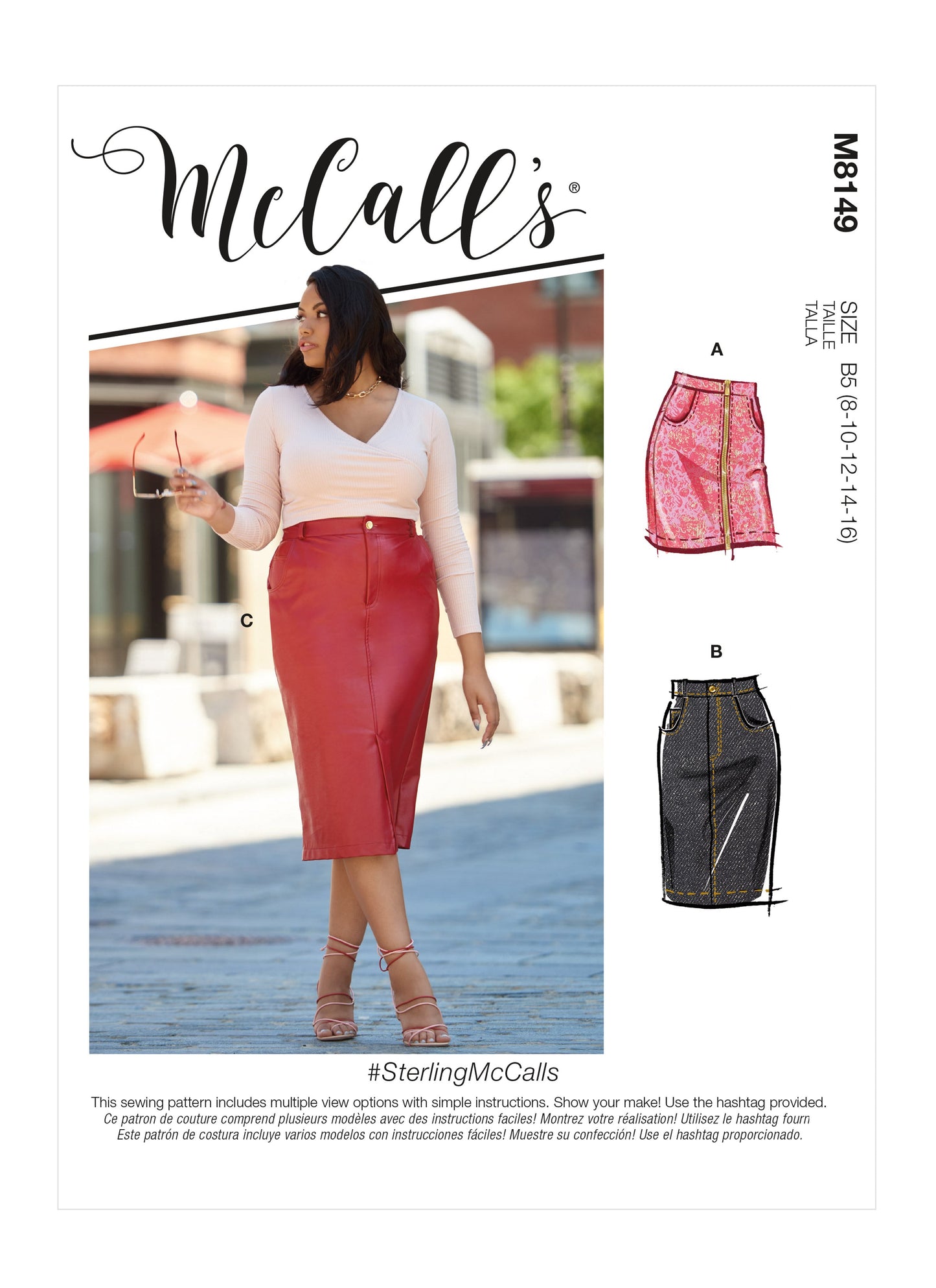 McCall's Pattern M8149 Misses' & Women's Skirts