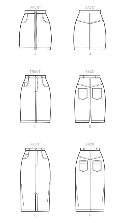 McCall's Pattern M8149 Misses' & Women's Skirts