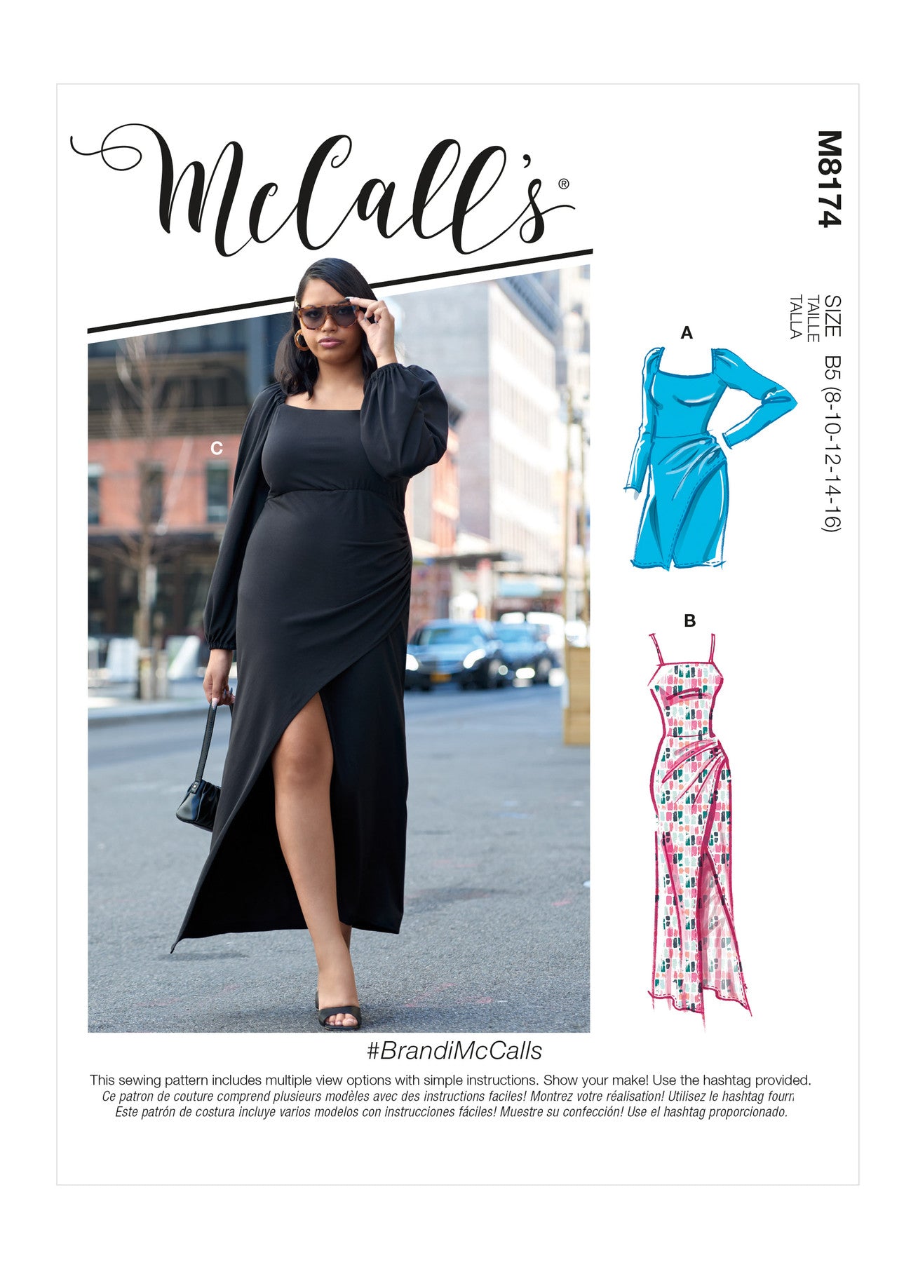 McCall’s Pattern 8174 Misses & Women’s Dress