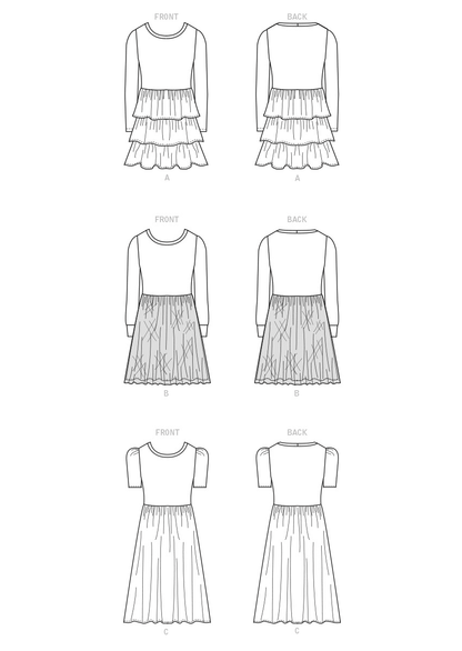 McCall's Pattern 8251 Children's and Girls' Dresses