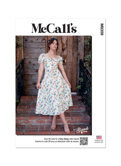 McCall's Pattern M8359 Misses' Top and Dress
