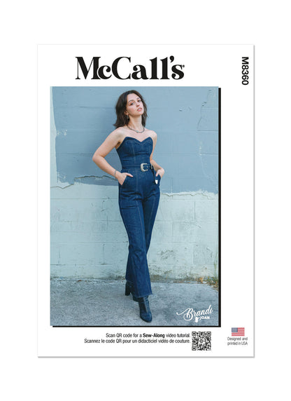 McCall's Pattern M8360 Misses' Jumpsuit