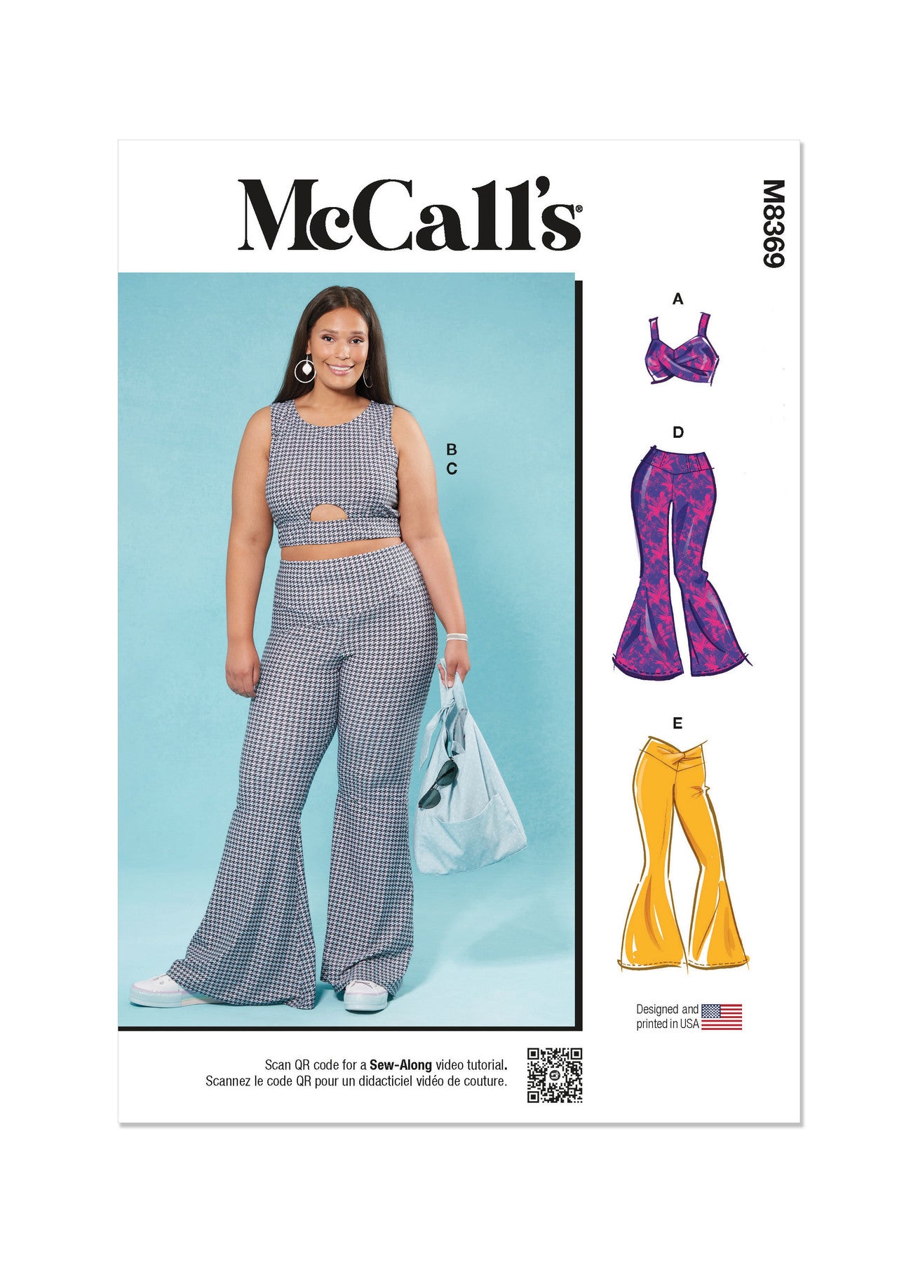 Mccall's Pattern M8369 Women's Knit Tops and Pants