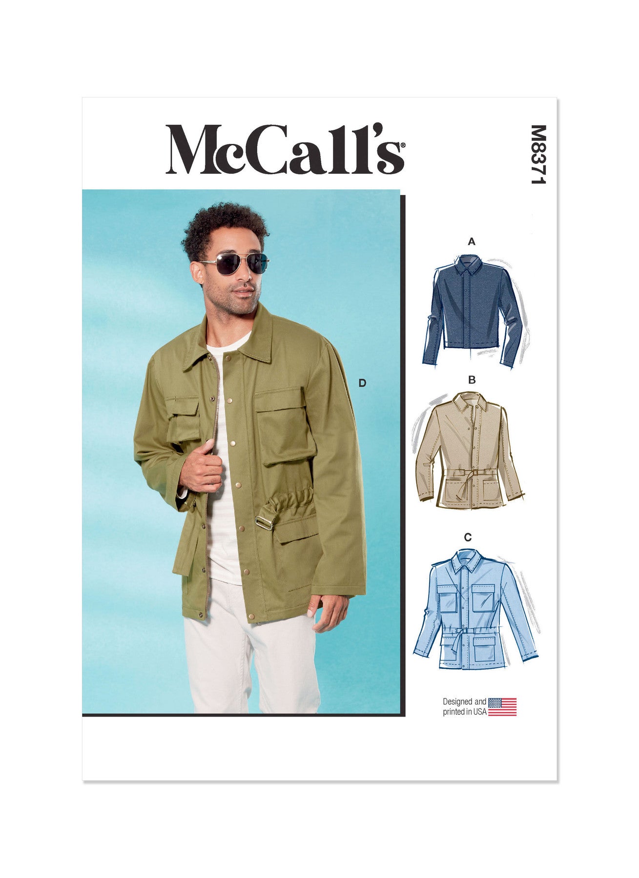 Mccall's Pattern M8371 Men / Boy Jacket