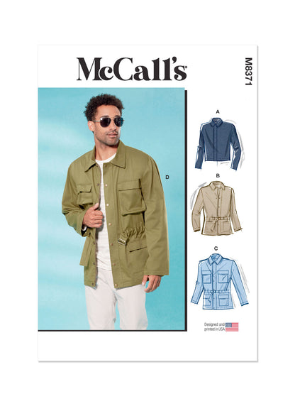 Mccall's Pattern M8371 Men / Boy Jacket