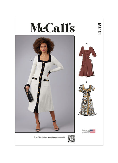 McCall's Pattern M8434 Misses' Dress