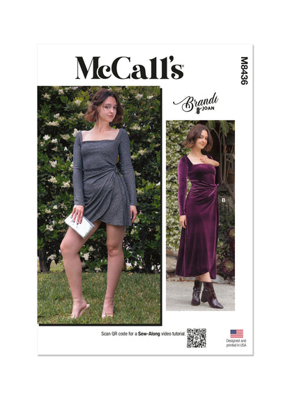 Mccall's Pattern M8436 Misses' Dress